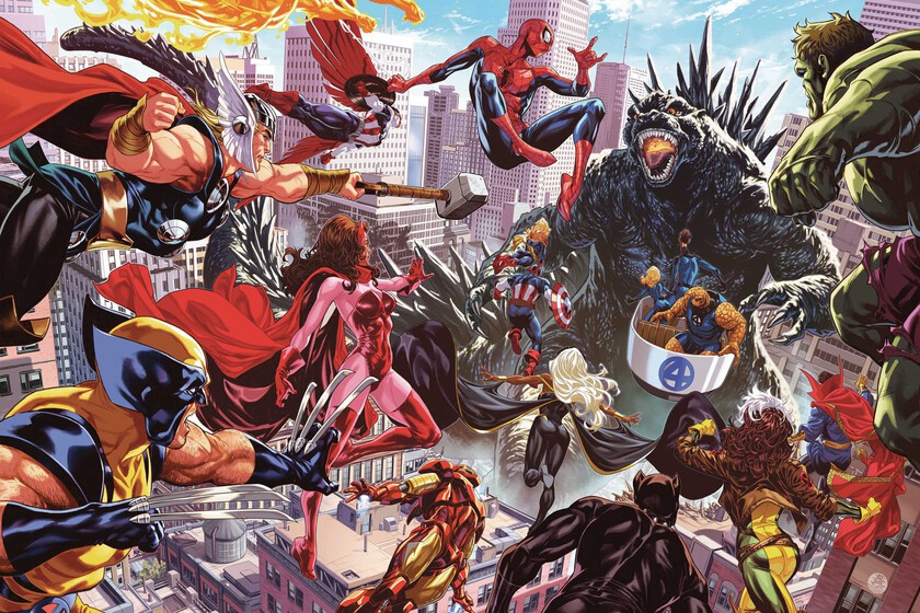 quien destrozará el universo de Marvel este julio será Godzilla. Al menos, en los cómics