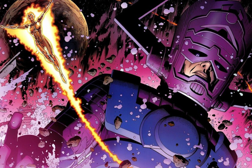 Thanos acojona con el Manopla del Infinito, pero Galactus le dejó pidiendo clemencia en cuanto no lo tuvo en su mano