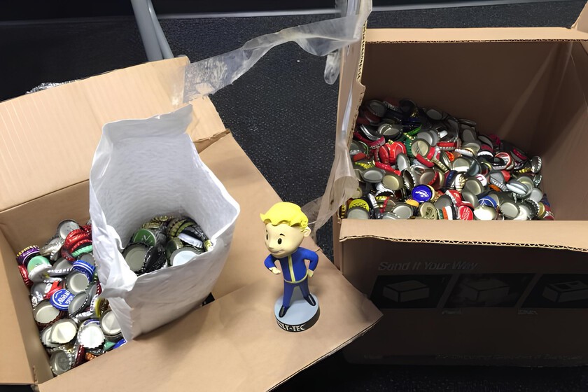 ¿Cuántos euros son 2.240 chapas? Un tipo se las envió a Bethesda por si sonaba la flauta y que le regalasen Fallout 4