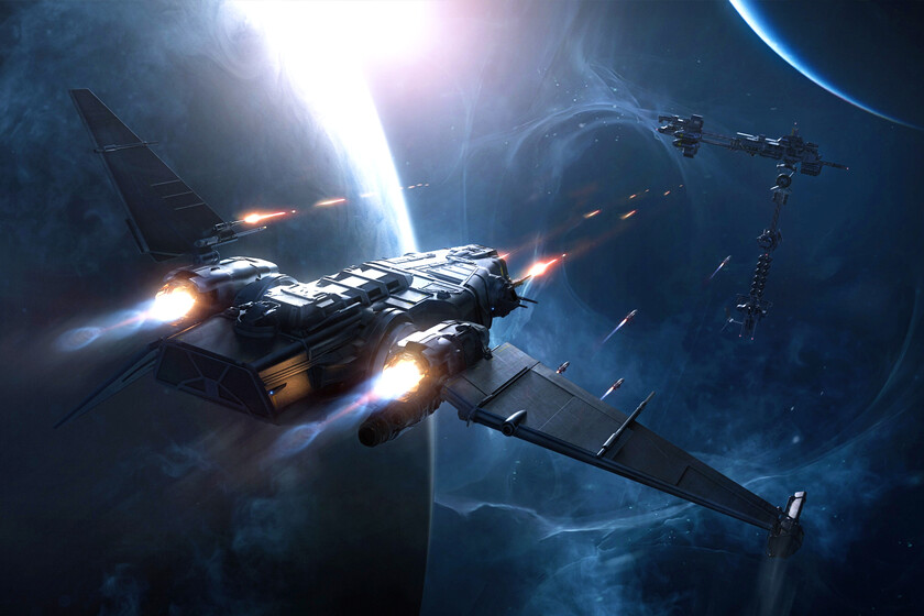 Puedes pugnar improcedente a este reconocido simulador espacial durante más de una semana, sin restricciones y con seis naves molonas en tu hangar