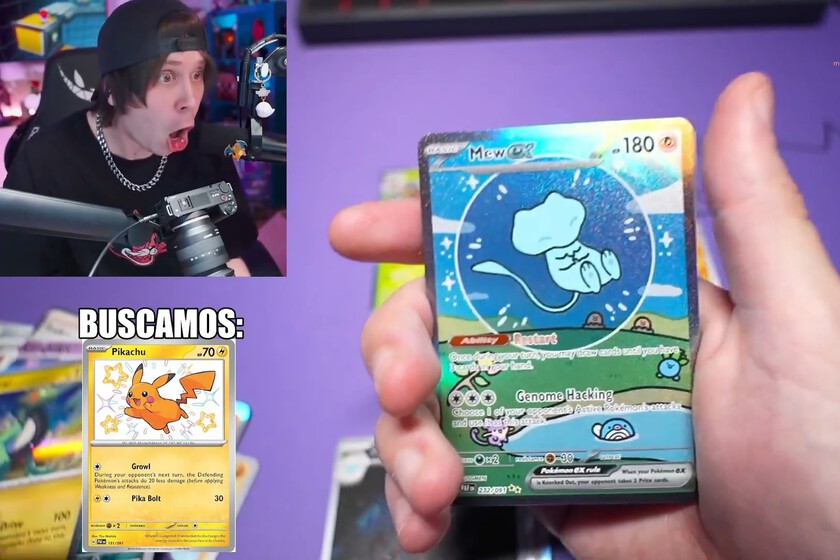 Rubius se gasta 1000 euros en 11 cajas de cartas Pokémon y consigue más cara