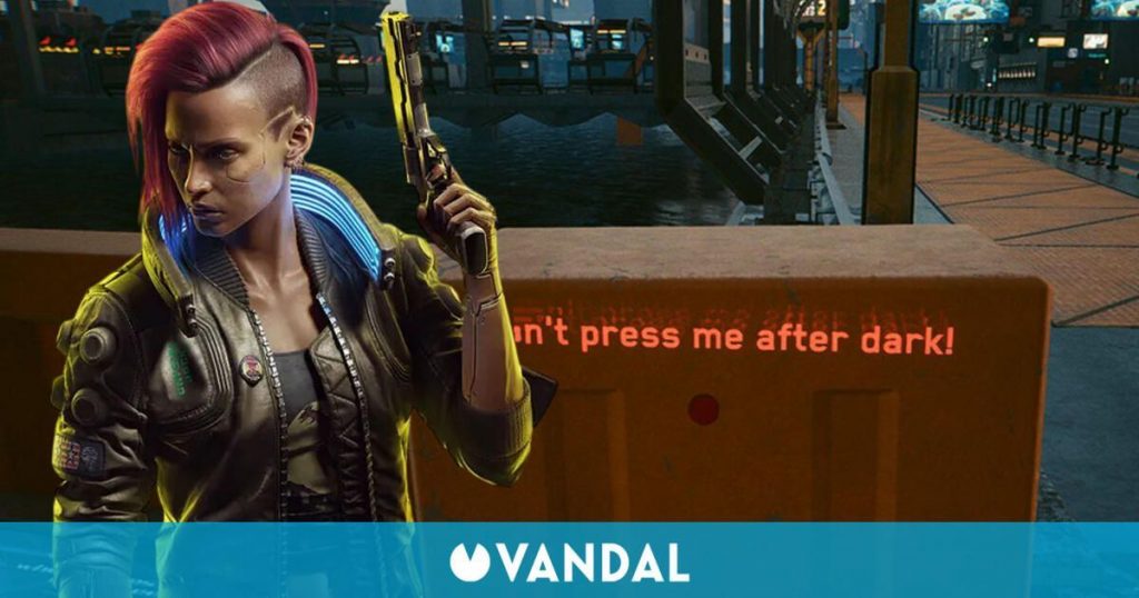 En Cyberpunk 2077 hay un pimpollo que te pide que no lo pulses… y claro que lo vas a pulsar