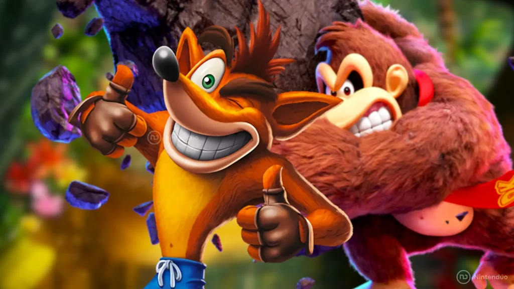 Una recorrido de Donkey Kong cambió por completo a Crash Bandicoot