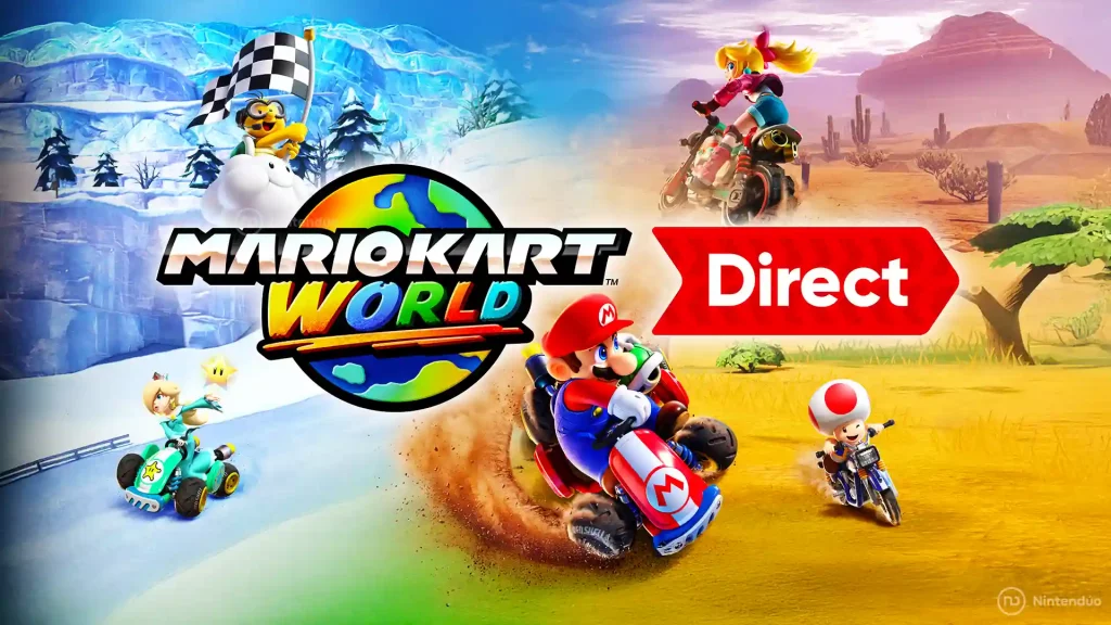 Cómo y dónde ver el Mario Kart World Direct: Horario, data y detalles