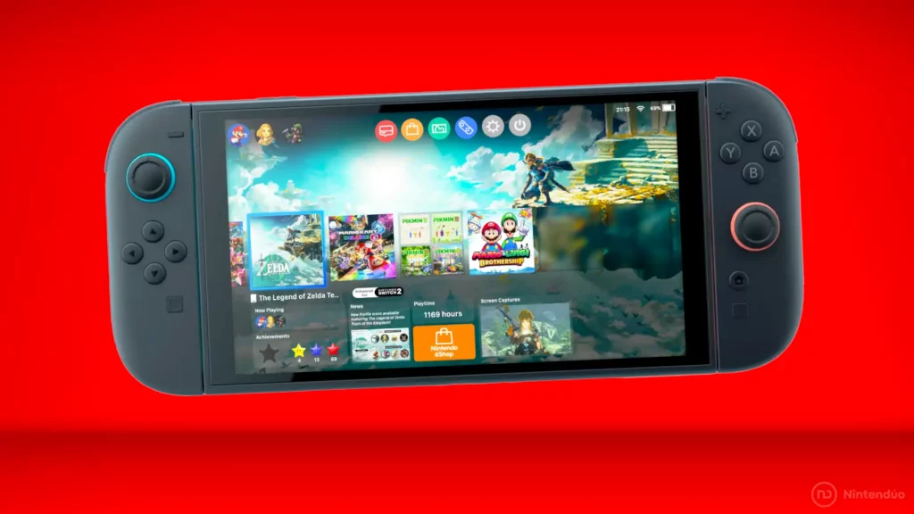 Nintendo Switch 2 podría contar con temas personalizados de suscripción