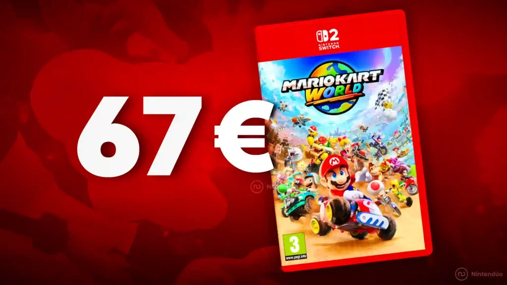 Mario Kart World tira su precio a 67 € con esta proposición flash: ¡Solo hoy!