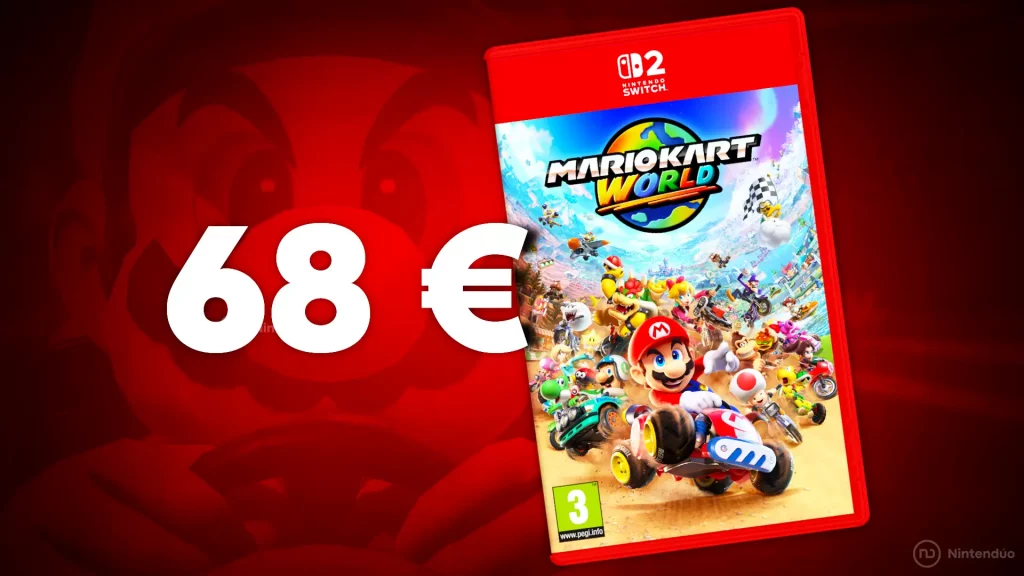 Mario Kart World hunde su precio hasta los 68 € con este ofertón habitable solo hoy